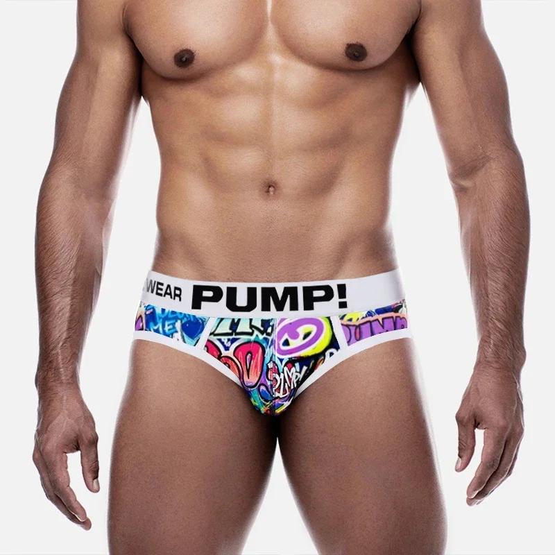 Sous-vêtements d'été pour hommes : Slips à imprimés amusants, caleçons graffiti, jockstraps taille basse, rehausseurs de fesses, sous-vêtements masculins