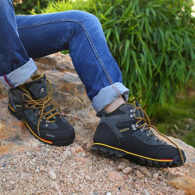 Chaussures randonnée homme plein air montagne escalade sneakers qualité mode casual bottes neige