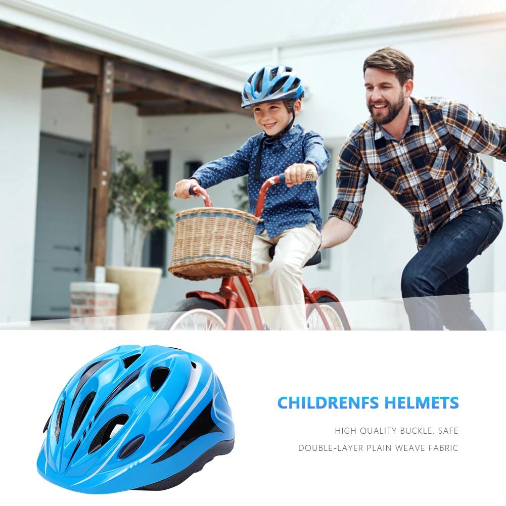 Casque de vélo respirant pour enfants, casques de vélo de route VTT pour enfants, protection sûre, équipement de sauna avec genouillères pour sports de plein air, pièce de sauna
