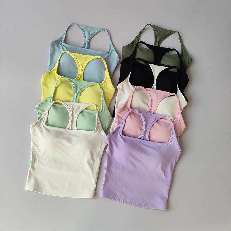 Gilet de sport et de Fitness avec coussin de poitrine