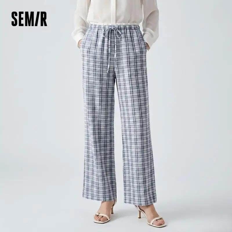 Pantalon Femme Semir à Carreaux 2026