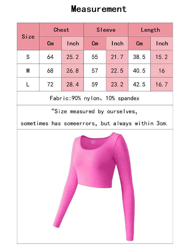Haut de yoga femme manches longues - T-shirt sport sans coutures - Fitness