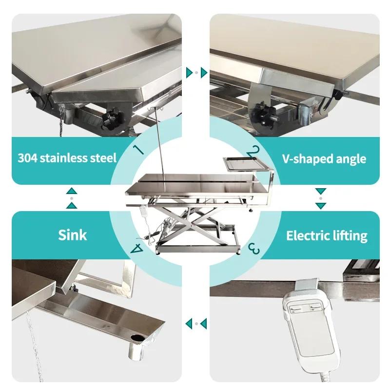 Table de chirurgie électrique vétérinaire