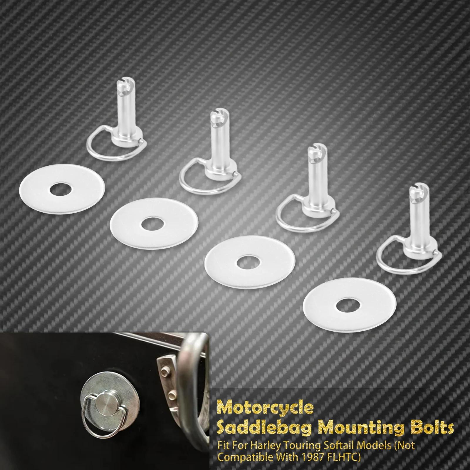Boulon de goujon de broche de montage de sacoche rigide de fixation de moto pour Harley Softail Fat Boy Touring Street G