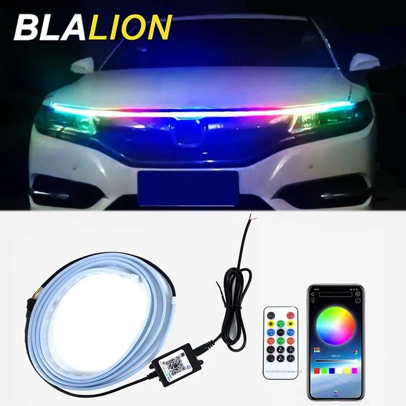 SEAMETAL12V Led feux de capot de voiture bande de phare Flexible lampes d'ambiance multicolores