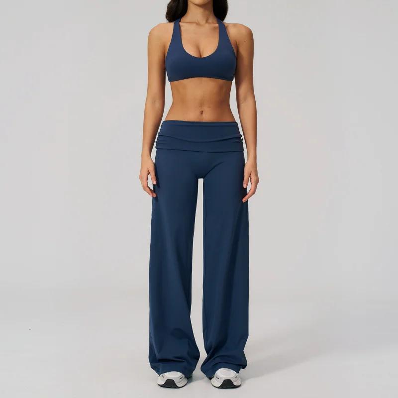 Ensemble de survêtement pour femme, mode estivale décontractée, dos élégant, ensemble 2 pièces sexy, tenue de sport pour femme, gym et fitness
