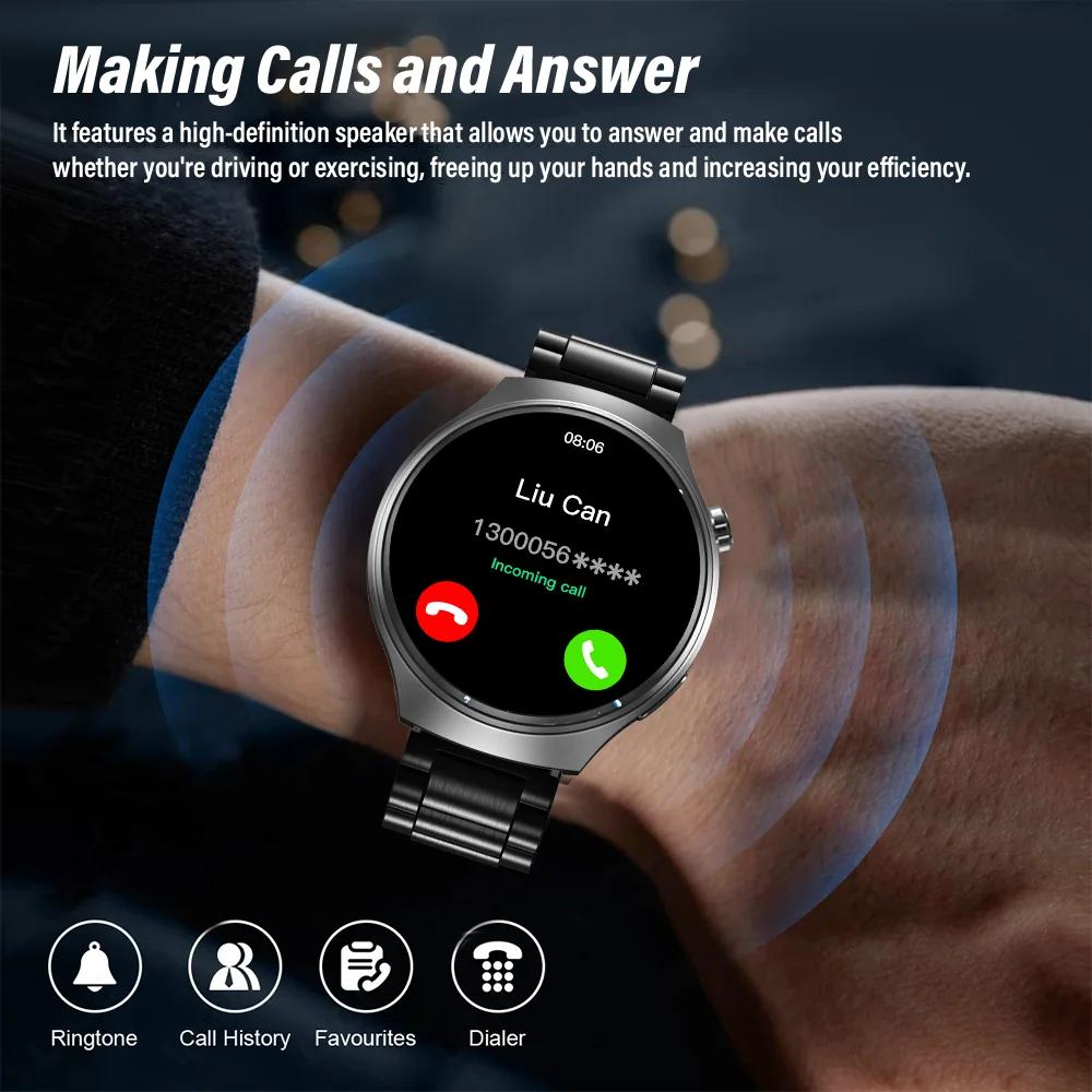 G.L Wear 2025 nouvelle montre intelligente pour hommes affichage HD suivi de la santé appel Bluetooth Assistant vocal sport Smartwatch