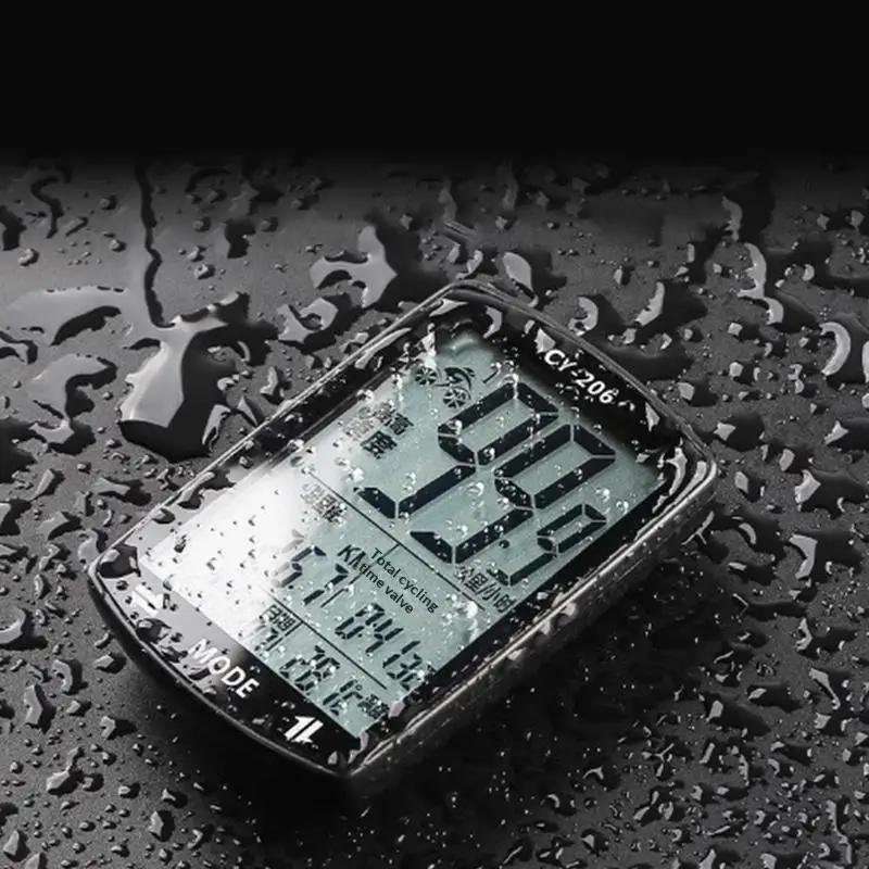 Compteur de vitesse GPS pour vélo, ordinateur de vélo, compteur de vitesse GPS étanche, odomètre de vélo 2,4 pouces