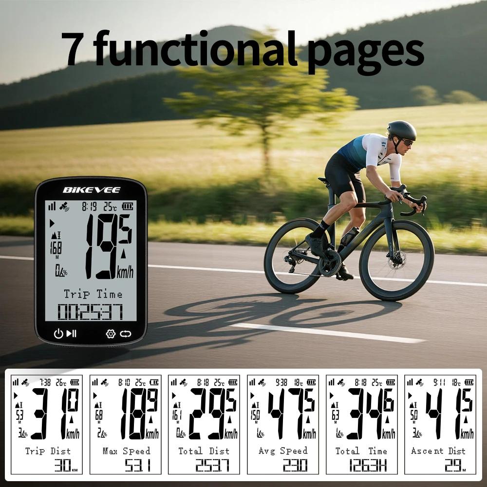 Ordinateur de vélo sans fil GPS