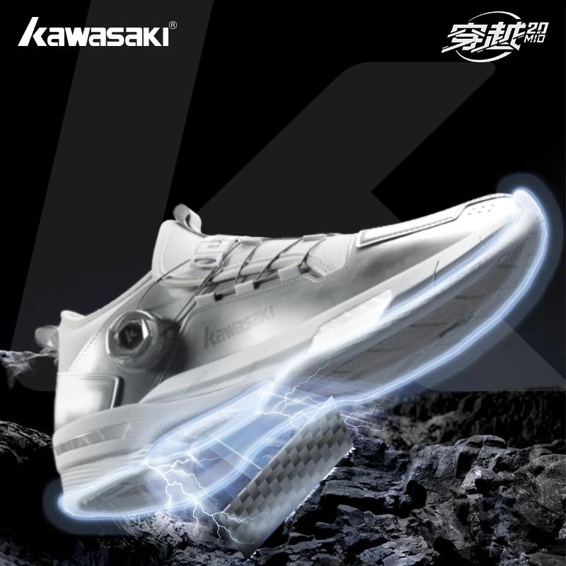 Chaussures Badminton Kawasaki CROSS SPACE MID 2.0 - Absorbant chocs professionnel hommes 2024