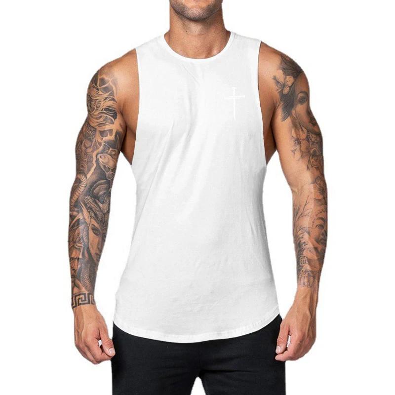 Débardeur de musculation homme personnalisé - Chemise sans manches fitness et entraînement musculaire
