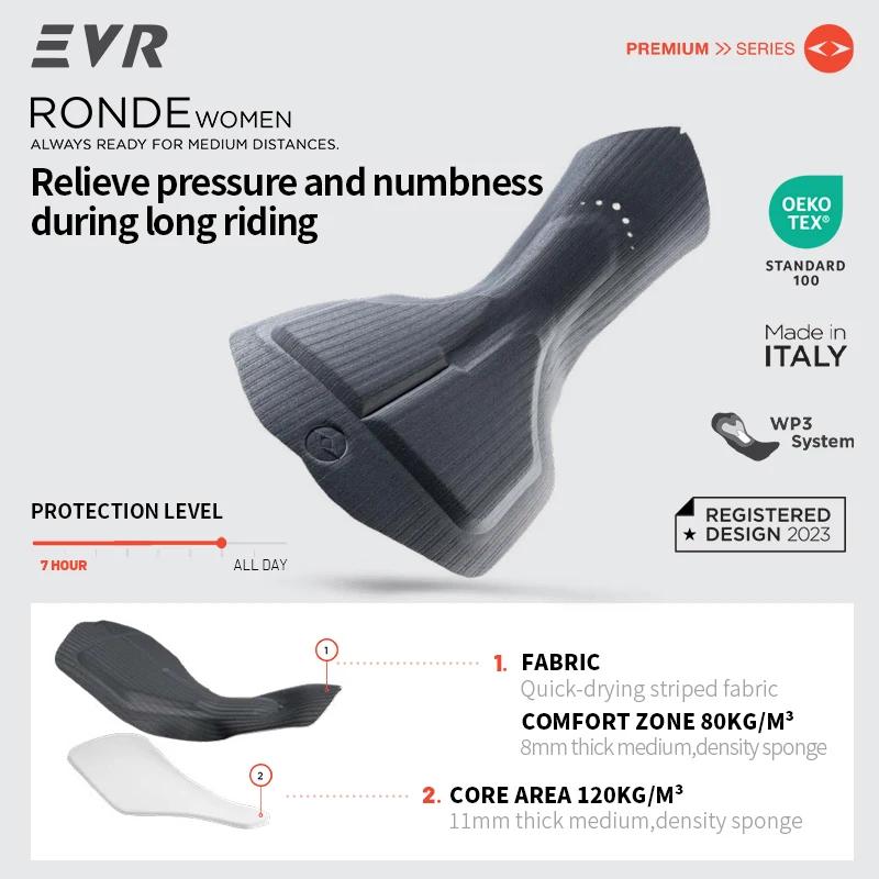 EVR Summer Pro Combinaison de cyclisme une pièce pour femme, combinaison de cyclisme à manches longues et courtes, pantalon de cyclisme, équipement de cyclisme compétitif