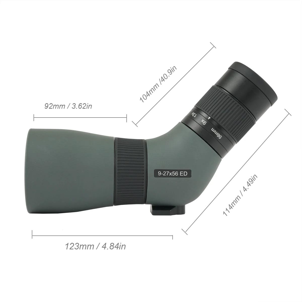 Svbony SV410 ED télescope 9-27x56 Mini longue-vue portable Correction de Phase enduit combinaison monoculaire puissante