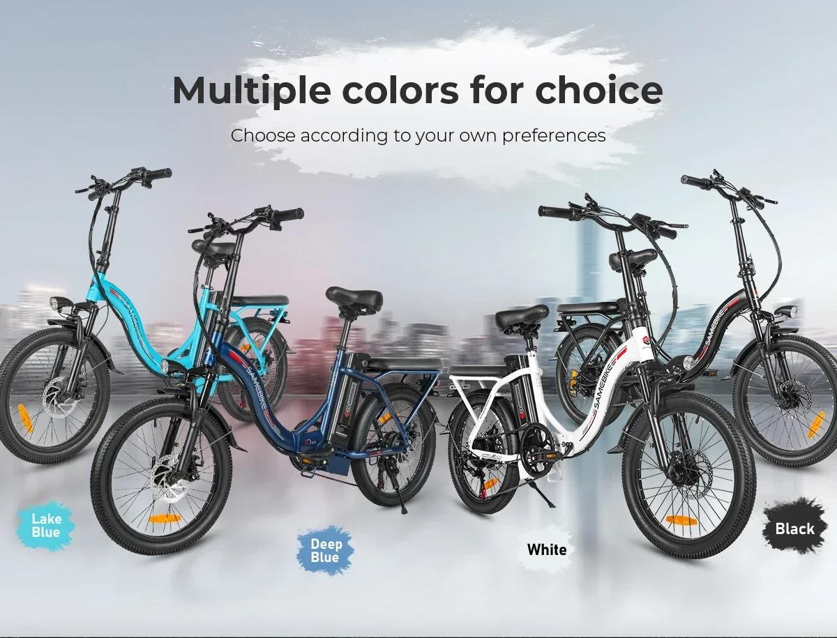 Vélo électrique de style pliable léger 350W36V12AH batterie montagne e-bike 20 pouces gros pneu ville voyage vélo électrique adulte