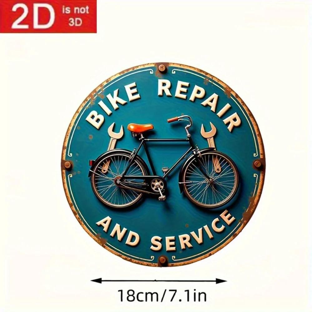 Décoration murale en bois de vélo vintage 2D, décoration de vélo rustique faite à la main pour garage ou man cave, support pré-percé, cadeau unique pour les cyclistes