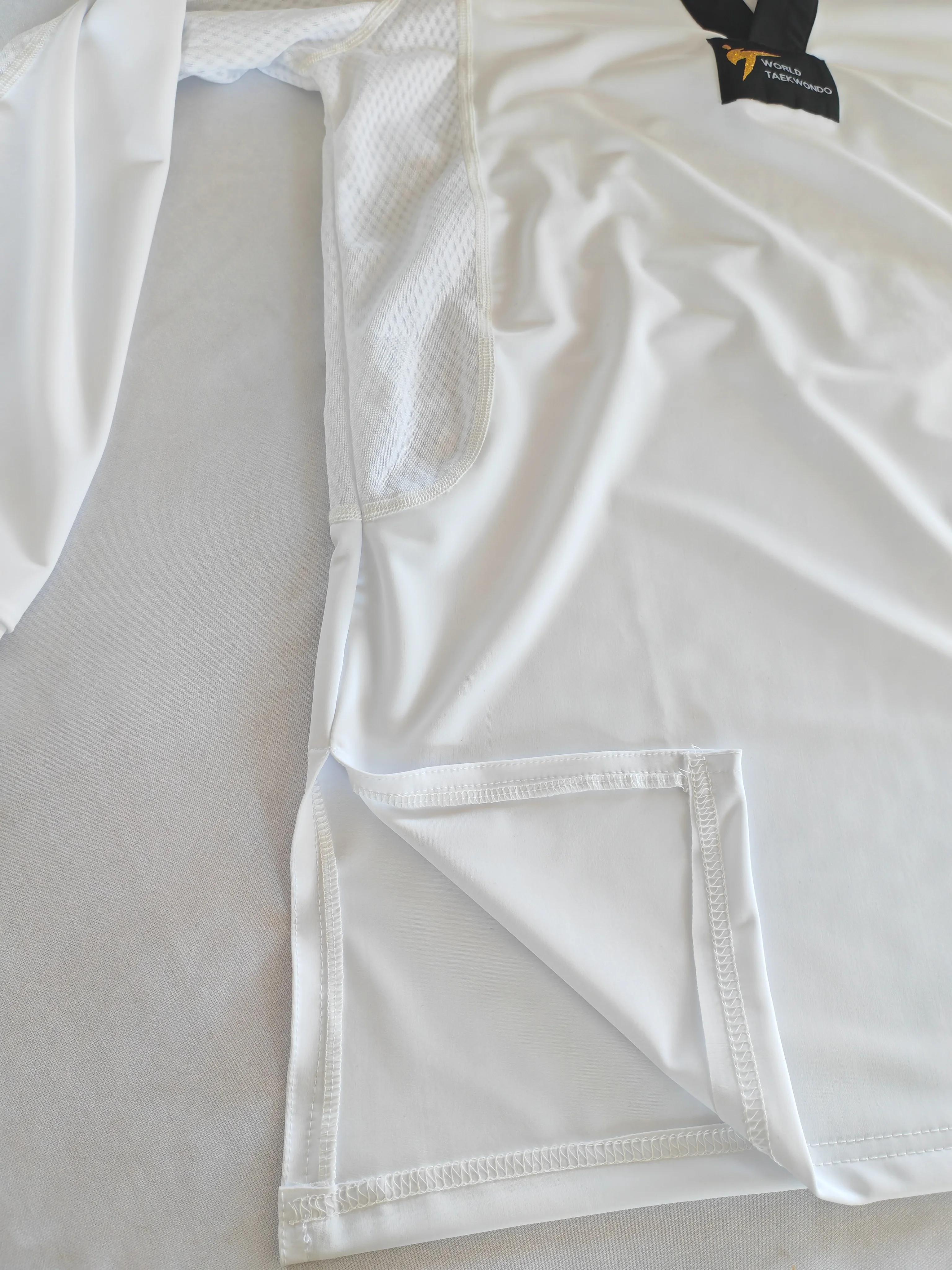 Uniforme taekwondo professionnel enfants adultes léger extensible compétition séchage rapide