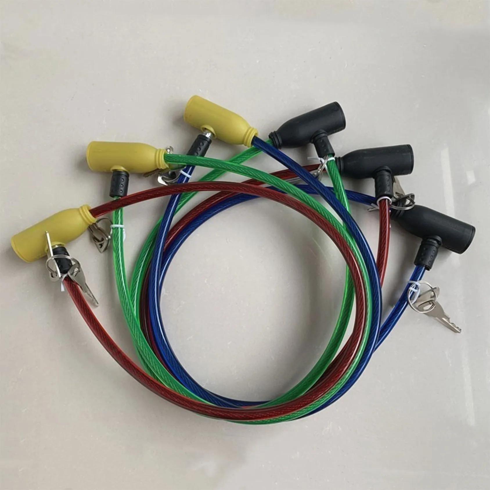 Serrure de vélo avec 2 clés – Câble en acier antivol durable pour vélos