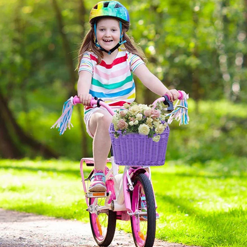 Mir de vélo en rotin tissé à la main pour enfants et adultes