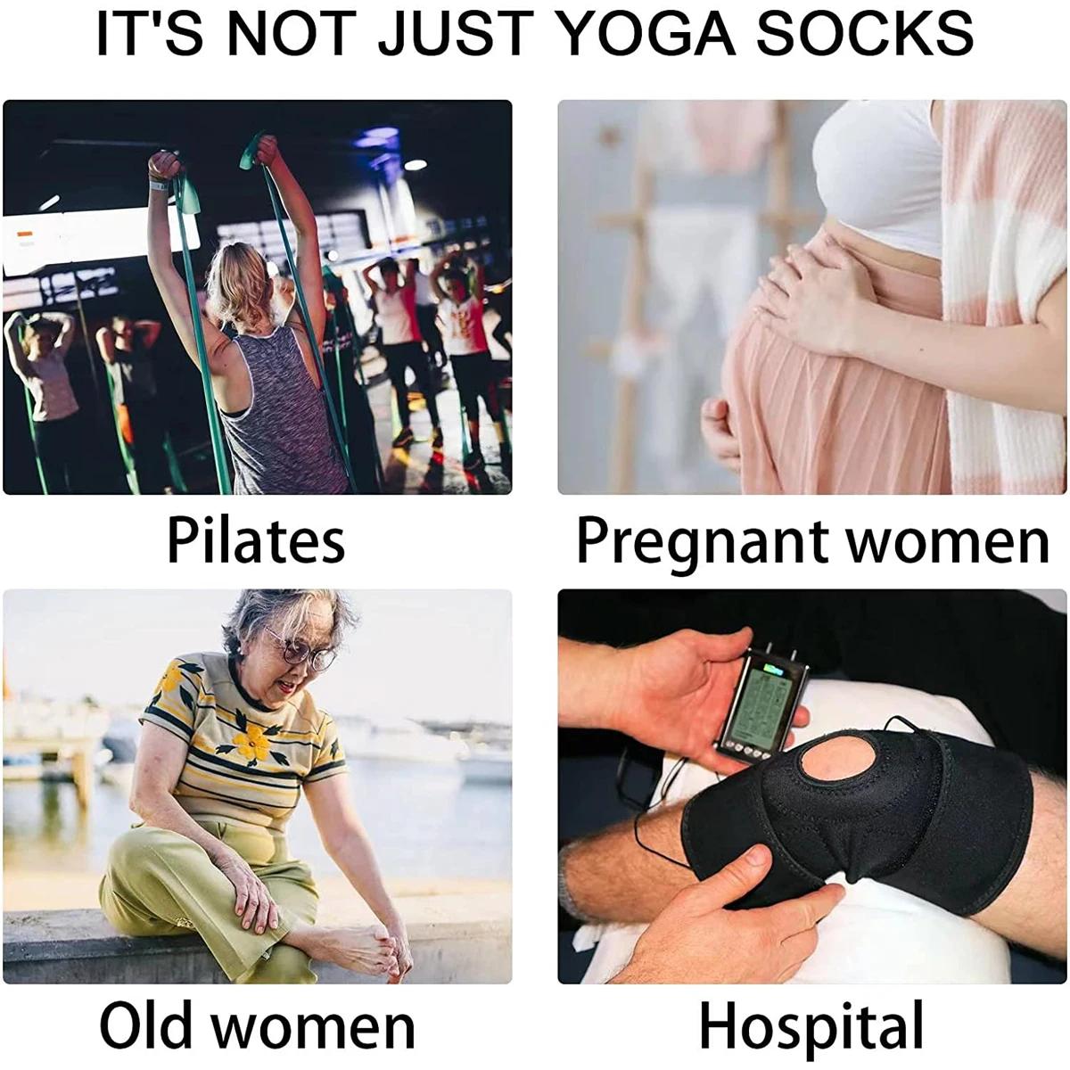 Chaussettes de yoga respirantes pour femmes en coton de haute qualité avec bandes antidérapantes en silicone pour pilates ballet et fitness occasions spéciales