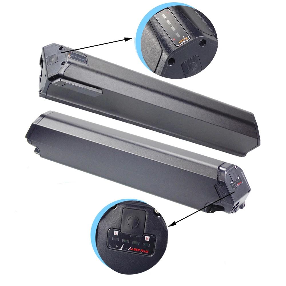 Batterie de vélo électrique Saber Plus 36V 10.4Ah 11.6Ah 13Ah 14Ah 15.6Ah 48V 17Ah batterie intégrée pour vélo électrique