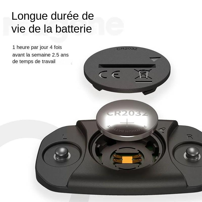 Magene Capteur de Fréquence Cardiaque avec Sangle de Poitrine