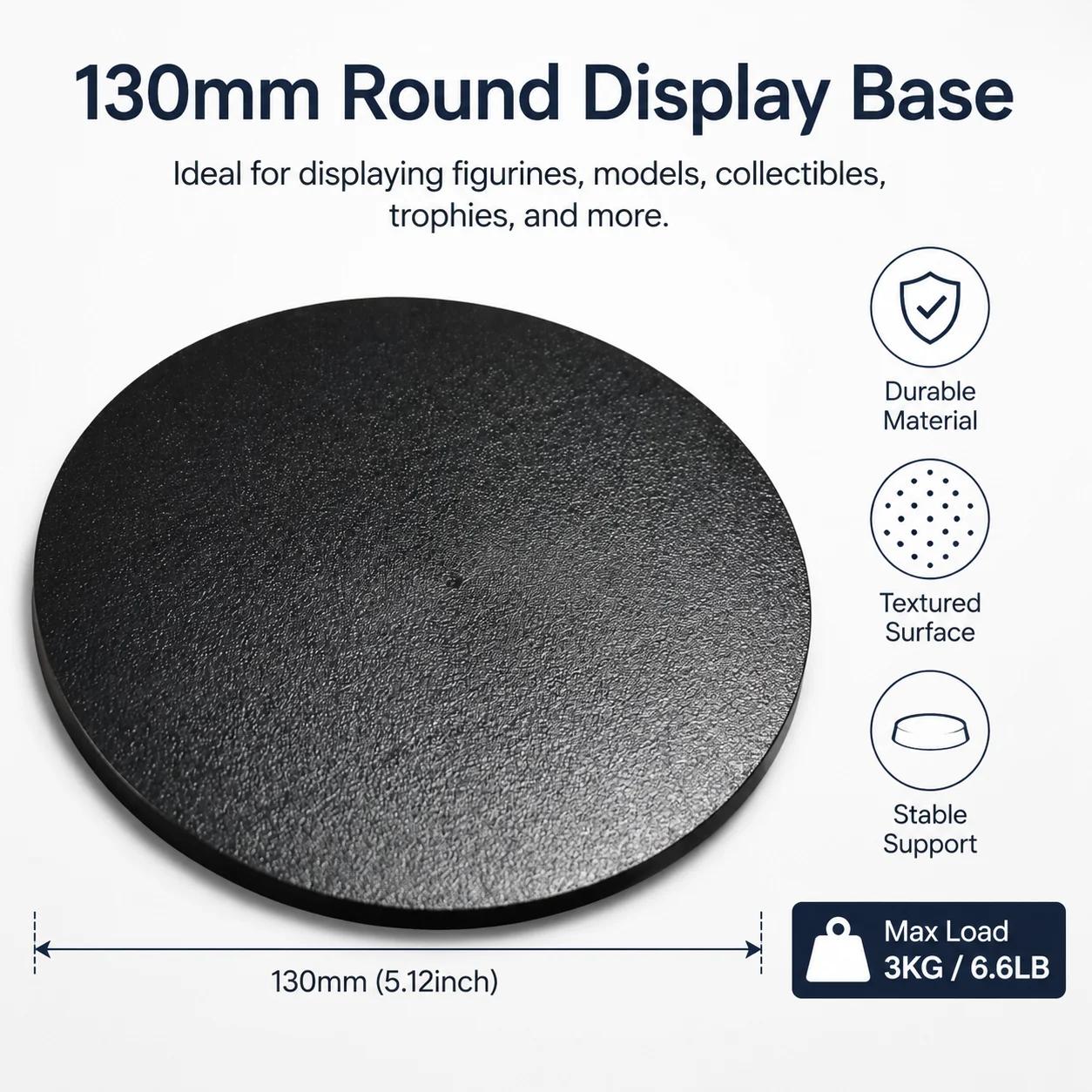 Bases rondes de 130 mm - Bases miniatures pour modèles 40k