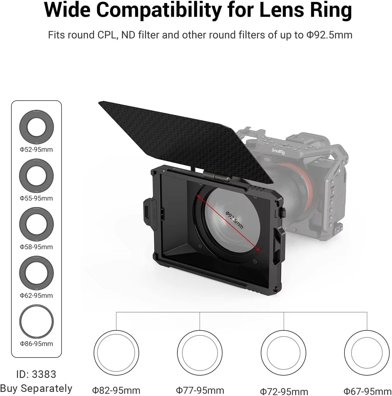 Mini boîtier mat pour appareils photo DSLR sans miroir