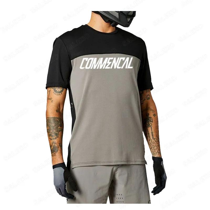 2024 hommes à manches courtes descente maillots vtt VTT chemises tout-terrain DH moto maillot été Motocross Commencal Ci