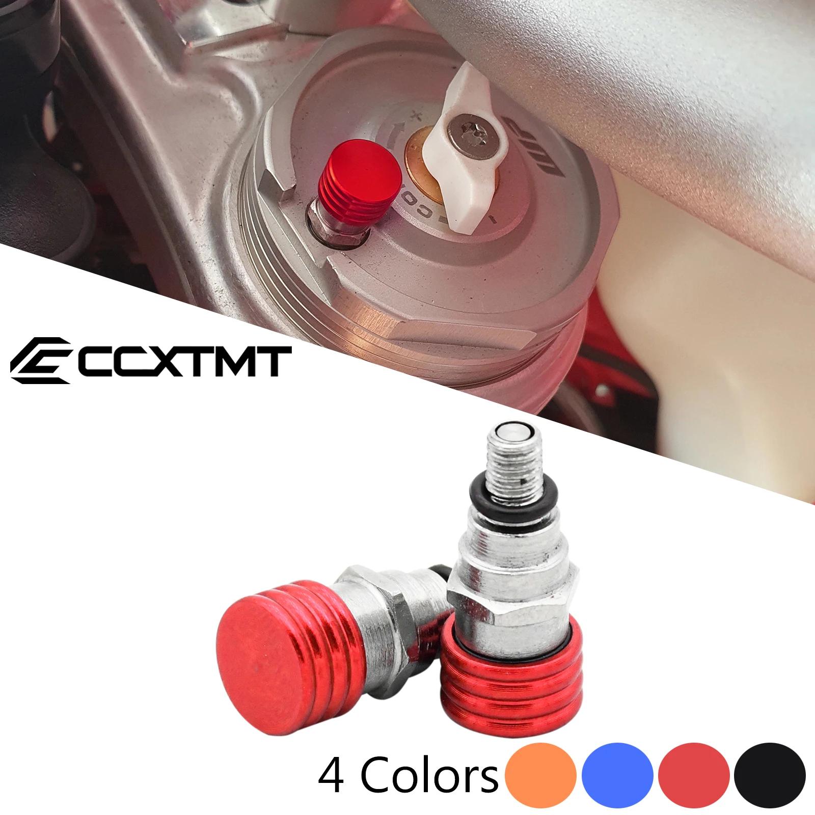 Valves de purge d'air de fourche de moto M4x0.7 pour KTM SX SXF EXC EXCF XC XCF XCW XCFW 85-500 2005-2019 pièces univers