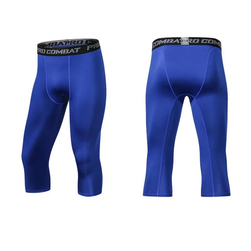 Short compression 3/4 homme - Fitness course à pied - Séchage rapide survêtement sport