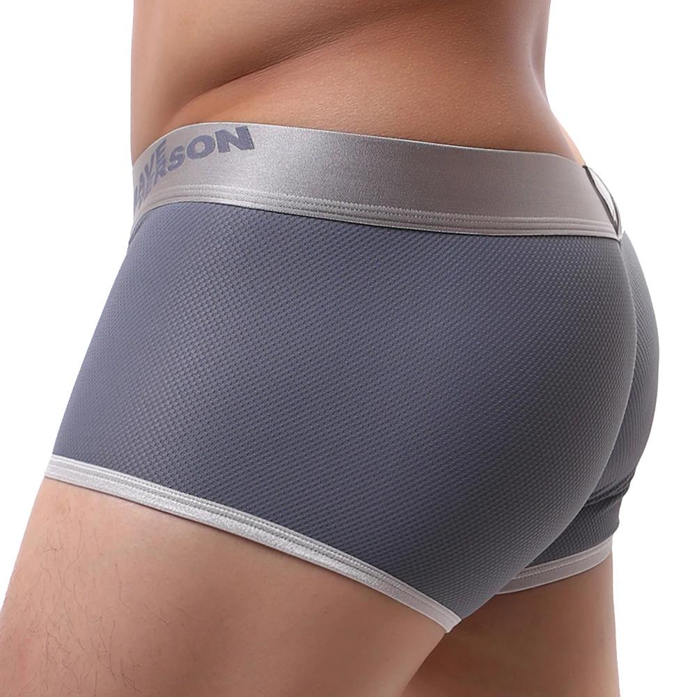 Sous-vêtements tendance pour hommes, culottes taille basse, boxers doux et respirants