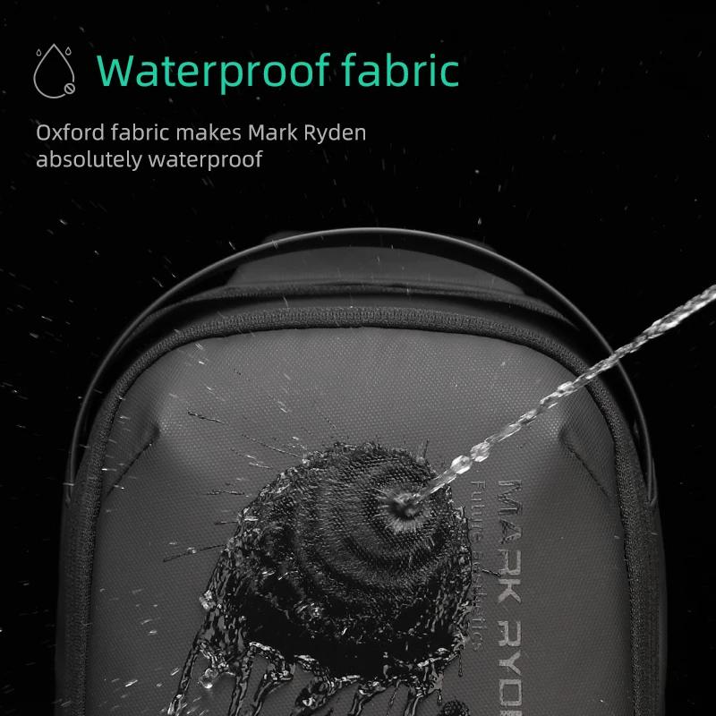 Mark Ryden sac à bandoulière pour hommes sac de poitrine de sport hydrofuge sacs