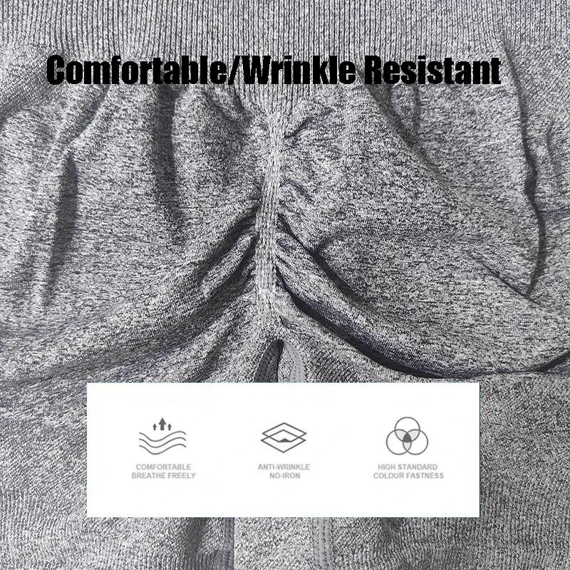 Ensemble survêtement yoga femme sans coutures - Combinaison fitness confortable et élégante