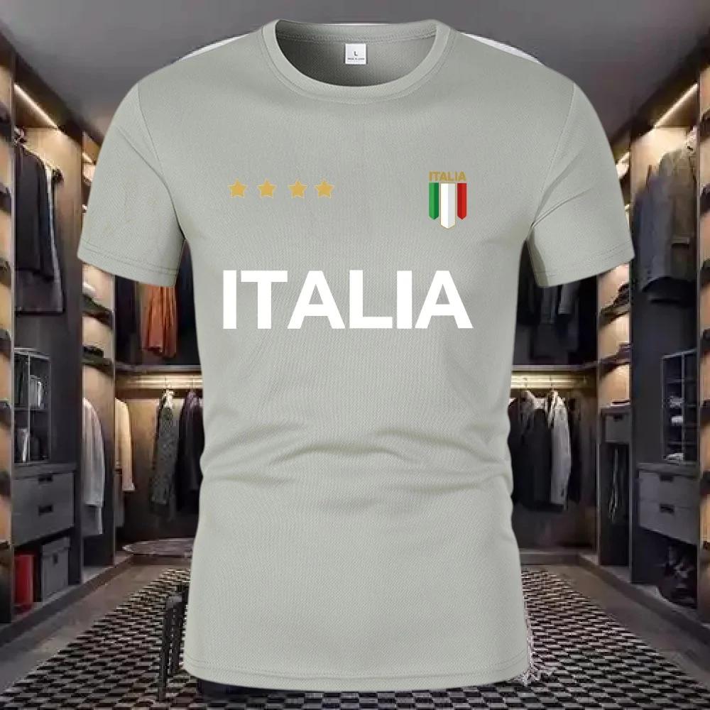 T-shirt respirant à col rond et manches amples pour homme, style décontracté et polyvalent, idéal pour l'été et les tenues professionnelles.
