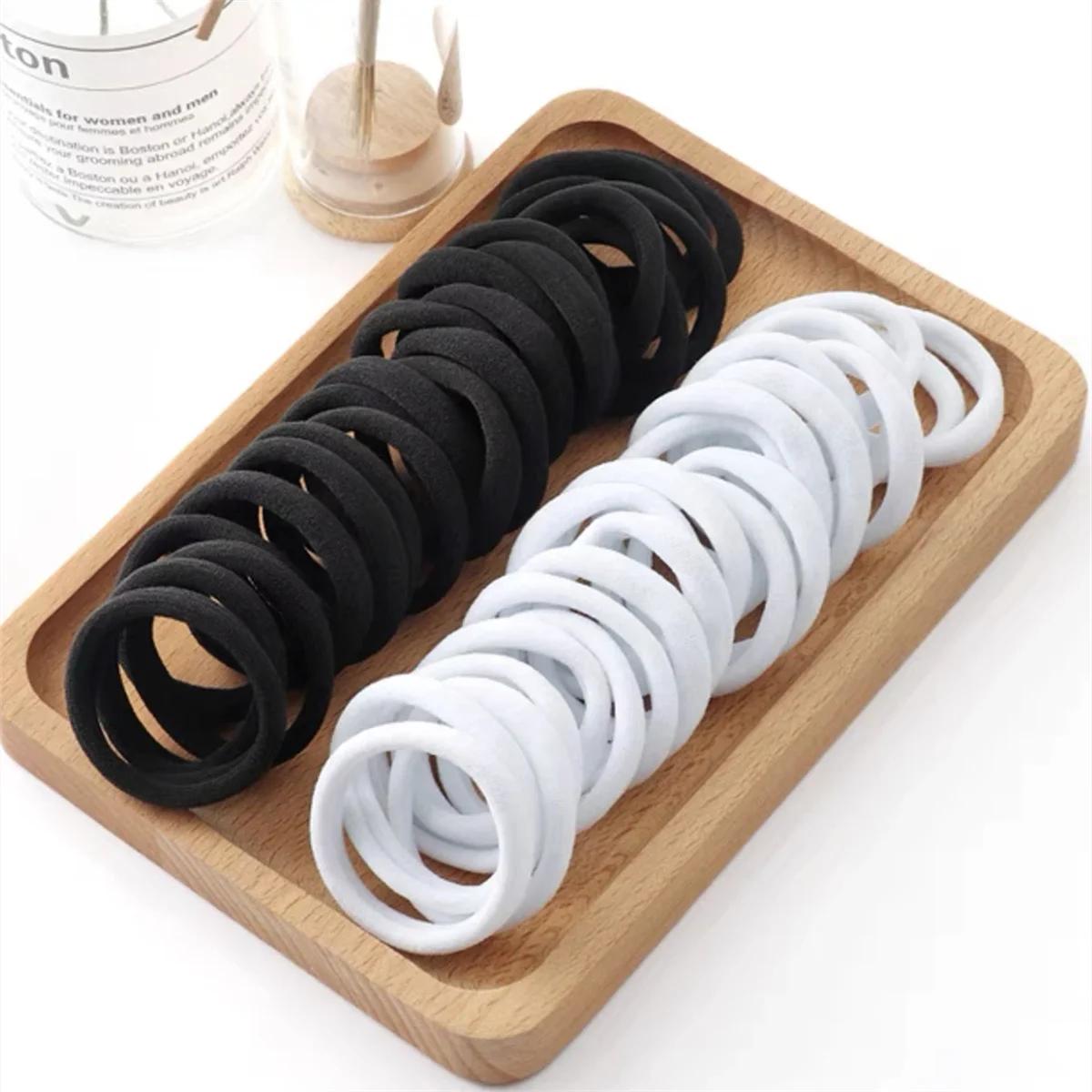 Bandes de cheveux élastiques pour enfants, chouchou sucré pour filles, élastiques à cheveux, pinces à cheveux, bande de sauna, accessoires pour cheveux, 20 pièces, 50 pièces, 100 pièces