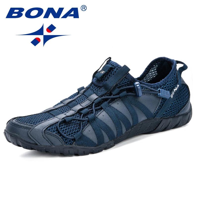 Chaussures de course BONA pour hommes - Nouveau style populaire confortable pour running et marche