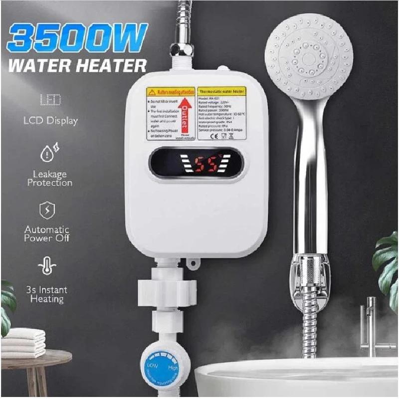 Chauffe-eau électrique instantané sans réservoir 3500W