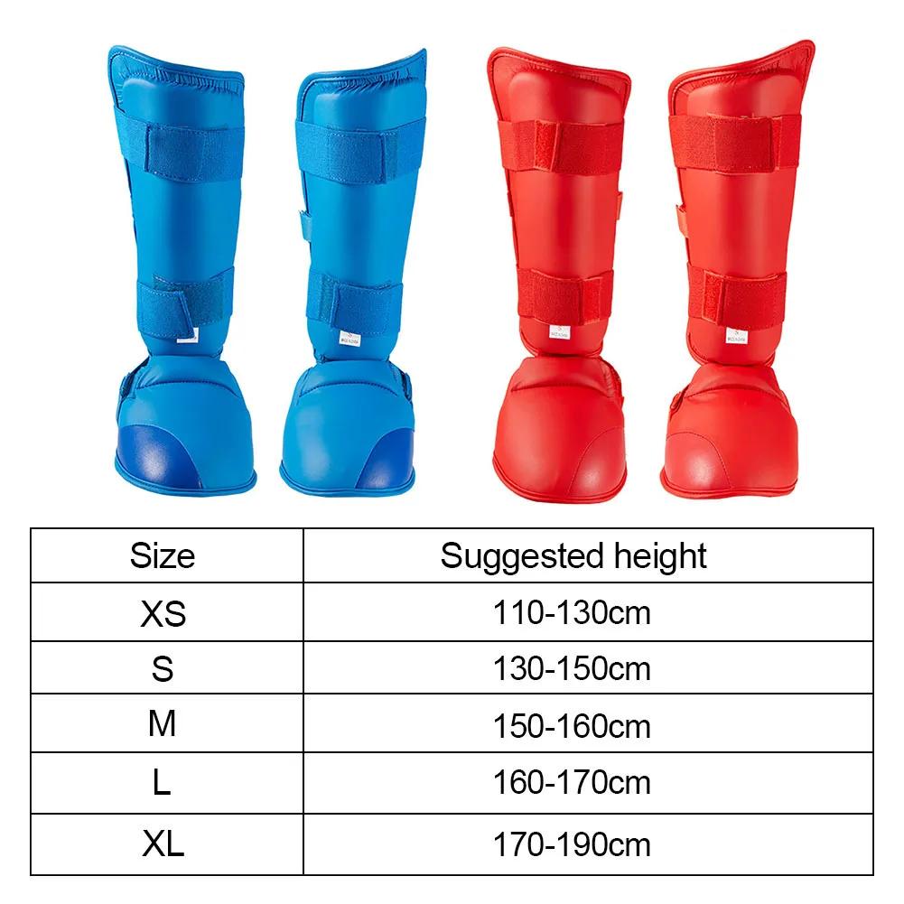 Ensemble de protection taekwondo karaté boxe MMA gants protège-tibias pour enfants et adultes sparring compétition entraînement