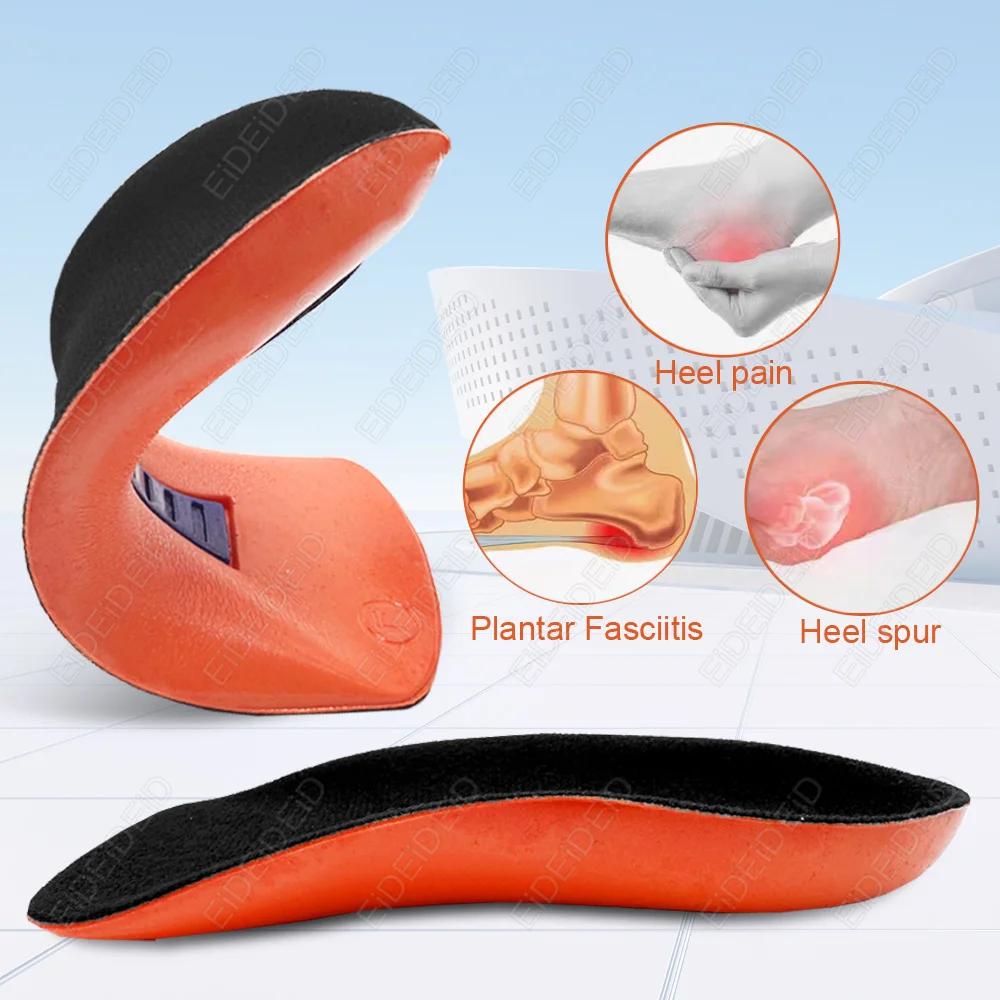 Semelles orthopédiques de Sport élastiques pour pieds hommes femmes EVA Absorption des chocs demi-chaussures coussin pour la course à pied basket-ball soins du Sport