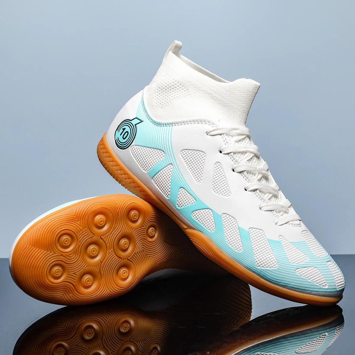 Chaussures de football intérieur IC pour hommes - Semelle antidérapante et résistante à l'usure