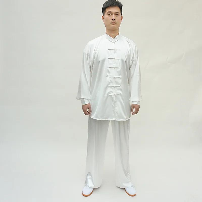 Uniforme d'arts martiaux Tai injYaga style chinois - Satin Kung Fu Wushu pour hommes et femmes