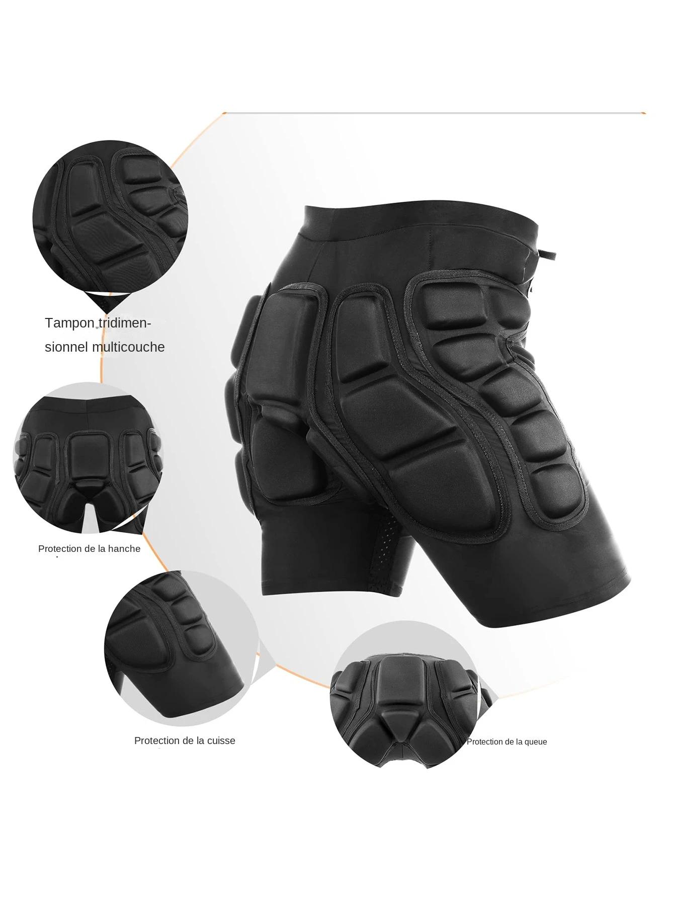 Short de compression AVIVOR avec protection 3D pour hanches et fesses rembourrées pour snowboard et ski sécurité confortabilité adapté à la morphologie