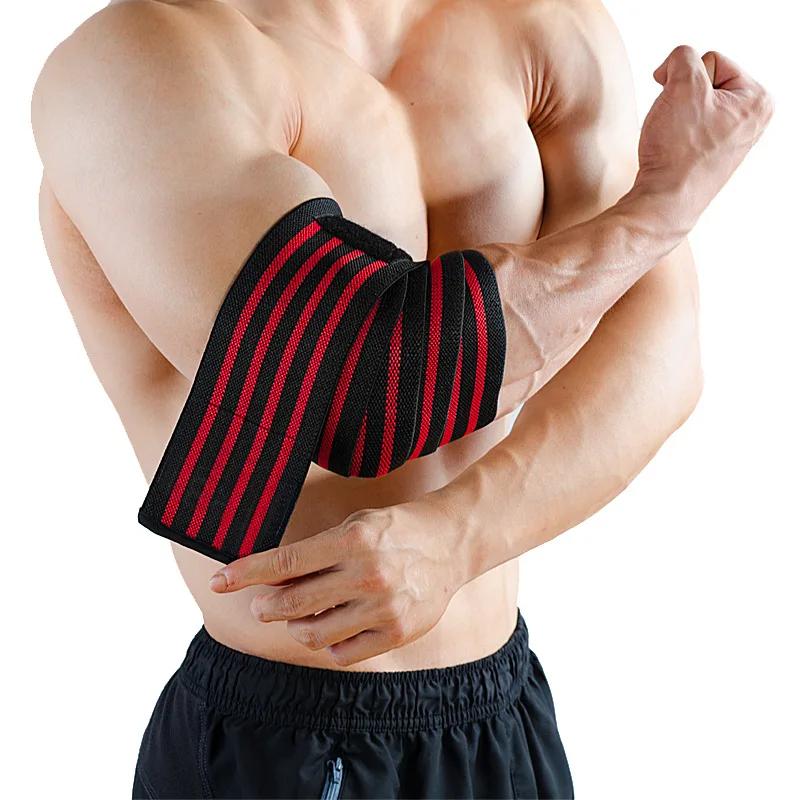 1 pièce Sangles élastiques réglables pour le coude, pour la musculation, le fitness, la gym, l'entraînement, support et protection des coudes