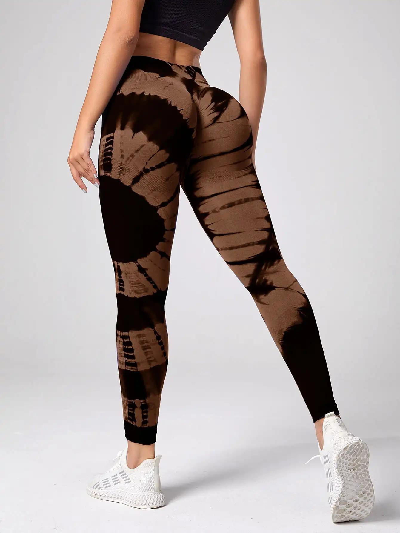 Leggings de yoga taille haute sans couture pour femmes - Fitness et levage des fesses confortable