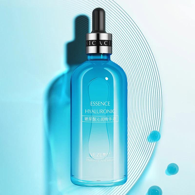 Sérum hydratant à l'acide hyaluronique pour le visage, essence de rétrécissement des pores, éclaircissant, lifting, soins de la peau, 100ml