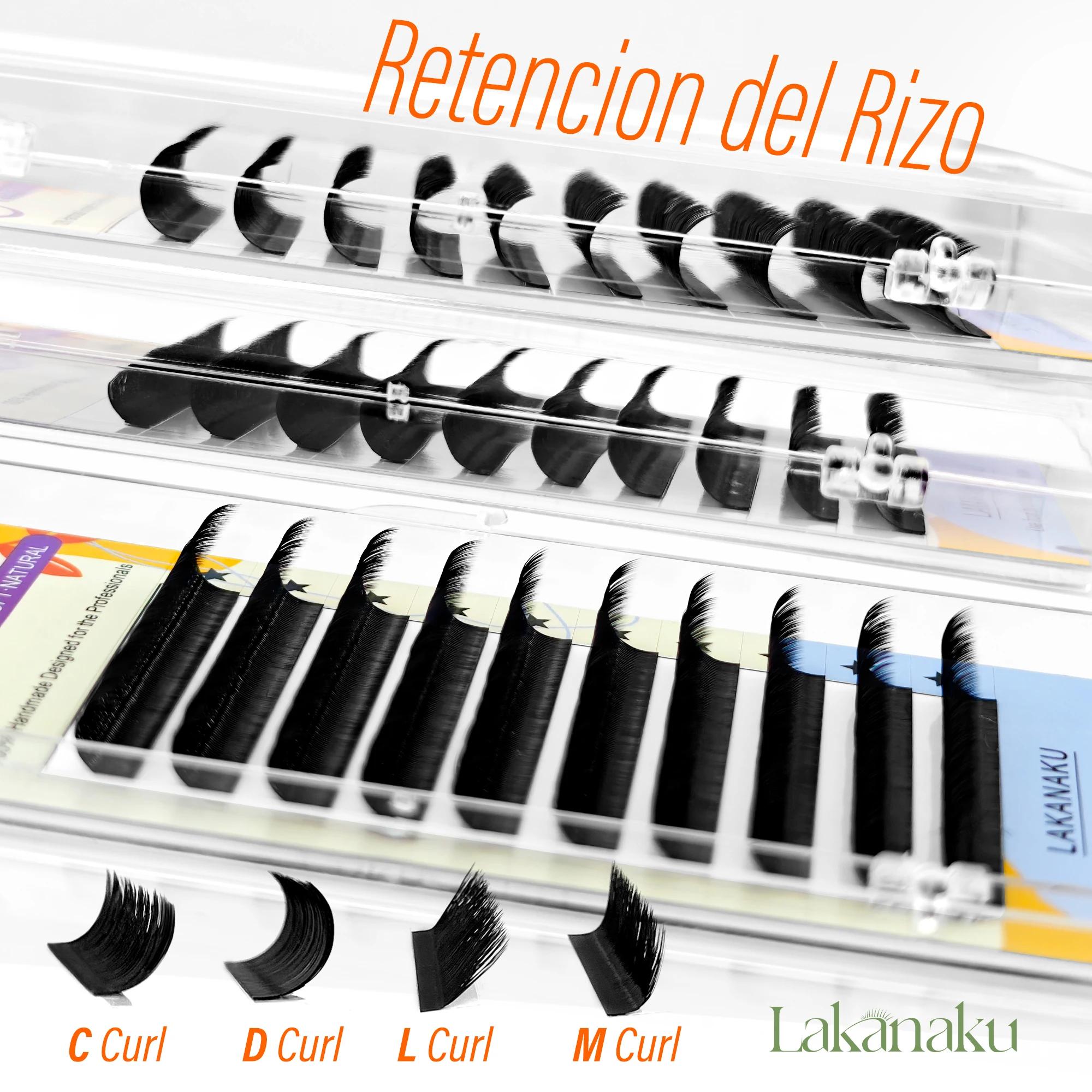 LAKANAKU Cilios YY Extensions de cils 6 plateaux