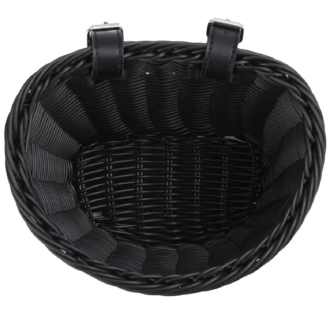 Panier avant de vélo multifonction en rotin, panier de vélo imperméable, panier de vélo traditionnel, cadeau vintage pour collègues et amis