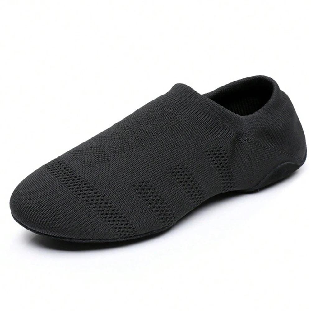 Chaussures danse ballet femme - Pantoufles fond plat souples pour yoga et entraînement intérieur