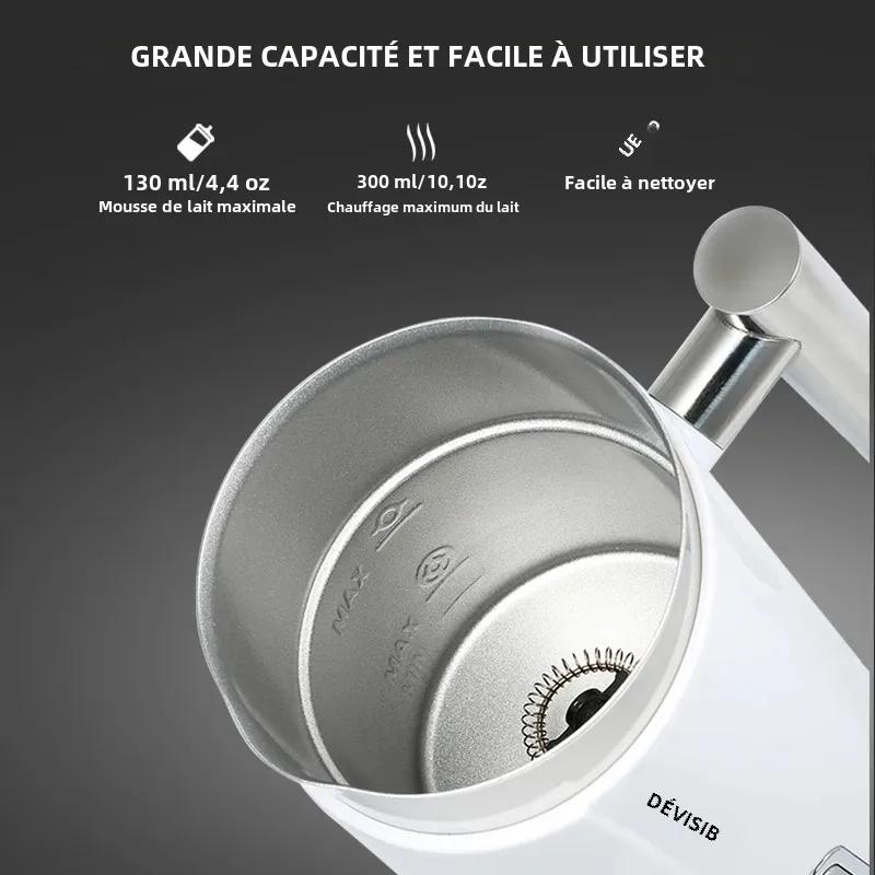 DEVISIB 3 in 1 Mousseur à lait électrique