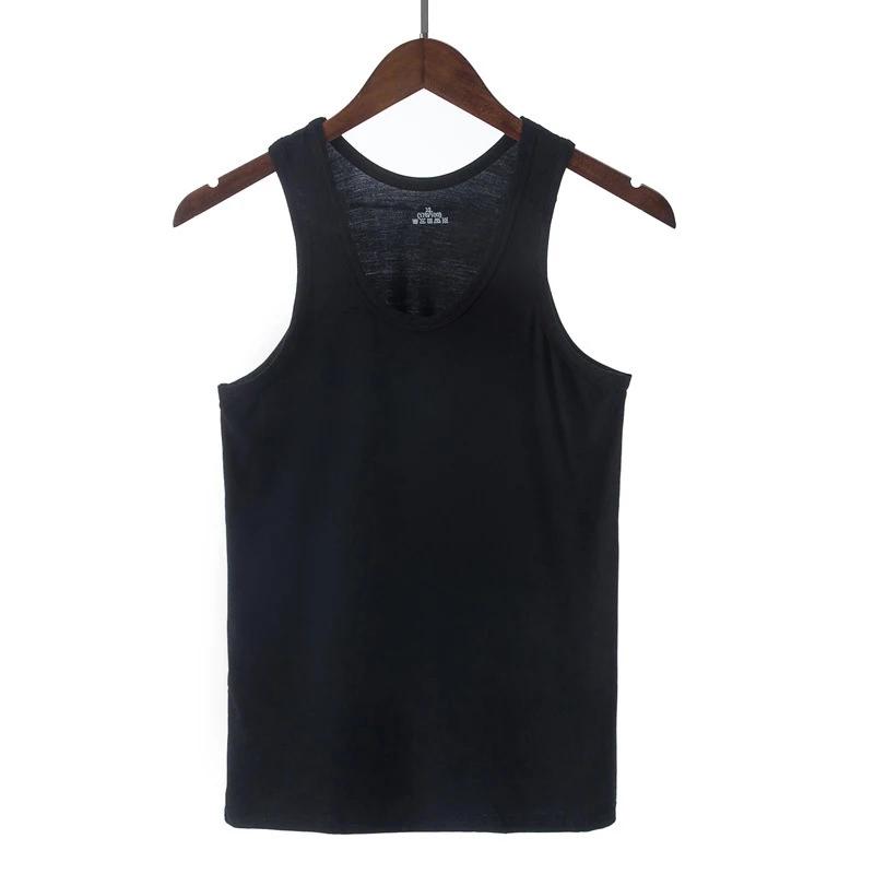 Maillot de musculation pour homme, vêtements d'été, grande taille, noir, blanc, gris